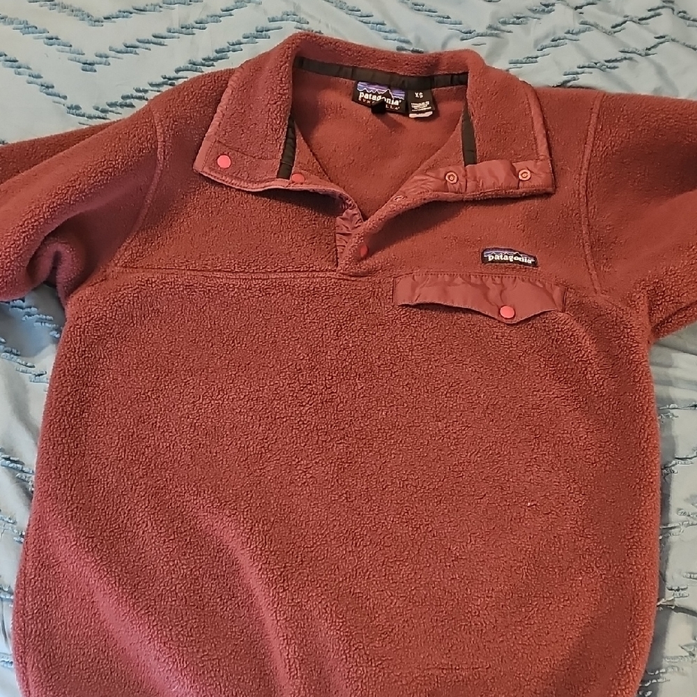Patagonia Snap-T Fleece Pullover - Brick